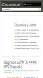 Mobile Screenshot of columbus-gps.de